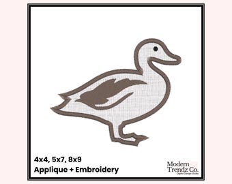 Stockente Ente Applikation, Ente Applikation, Ente Stickdatei, Ente Stickdatei, Stockente Ente, Stickdatei Ente, Stockente
