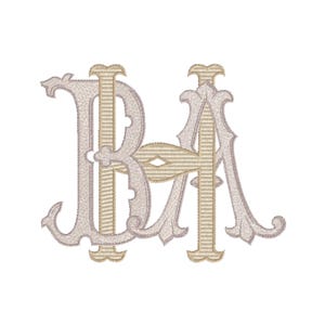 Custom Wedding Monogram, Intertwined Monogram Font, Fancy Monograms Embroidery, 2 Letter Monogram, 4 Letter Monogram, Wedding Monogram Font