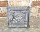 Old cast-iron stove door, Farmhouse , Antique Decorative Door Of The Furnace,Vintage Oven Door