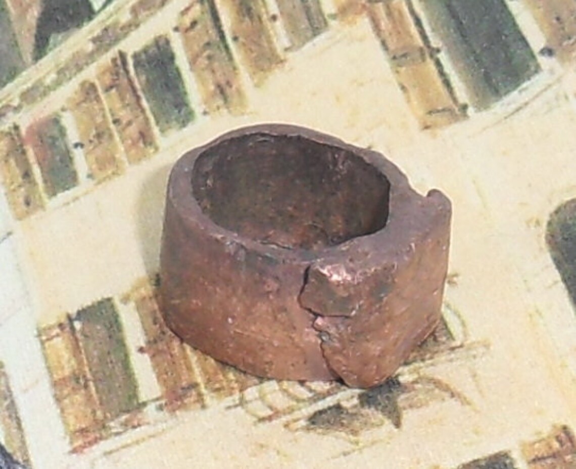 Antique Copper Ring ring vintage jewelry Authentic Etsy