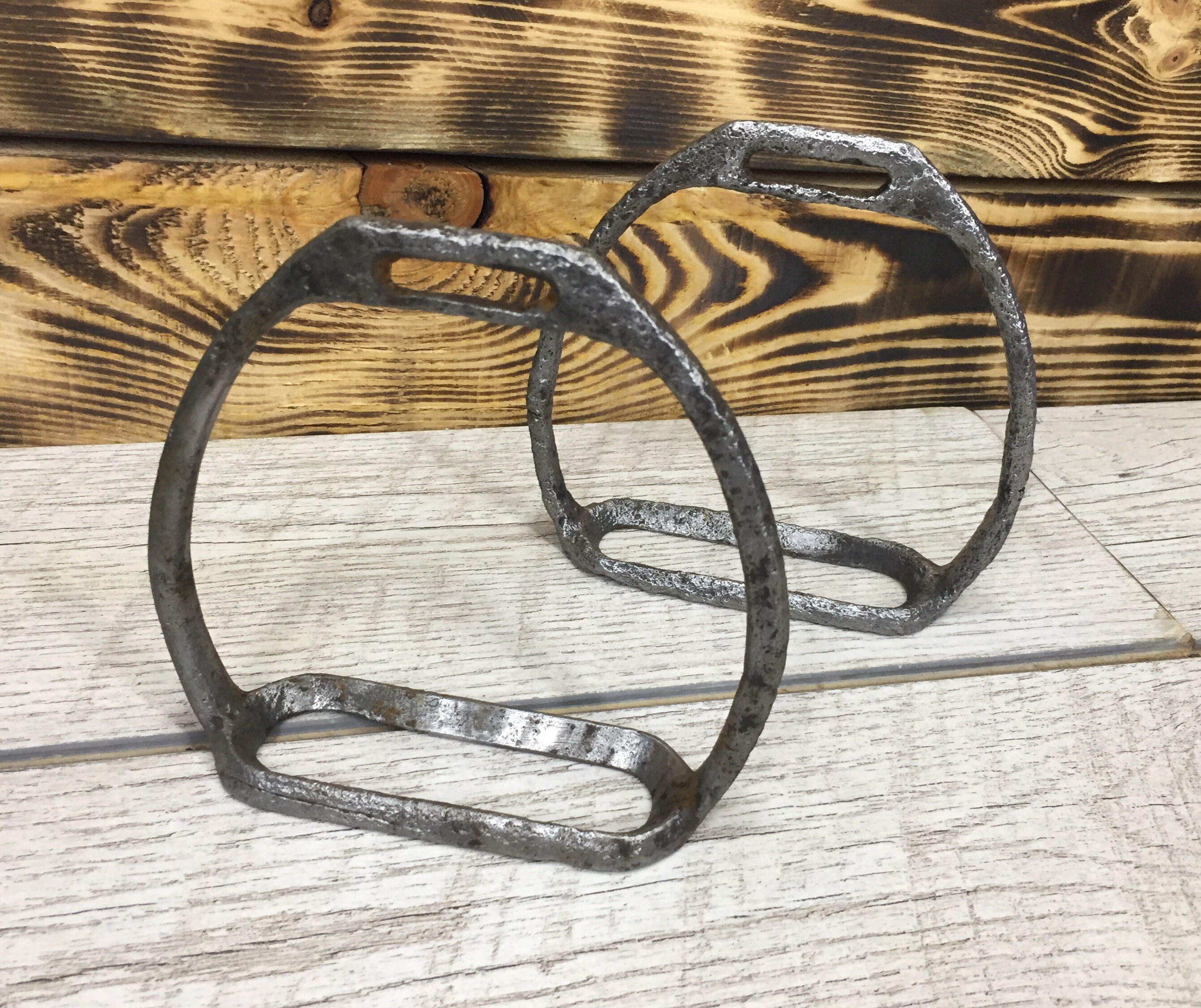 Ancient Iron Horse Stirrups 1819 century old and rusty horse Etsy