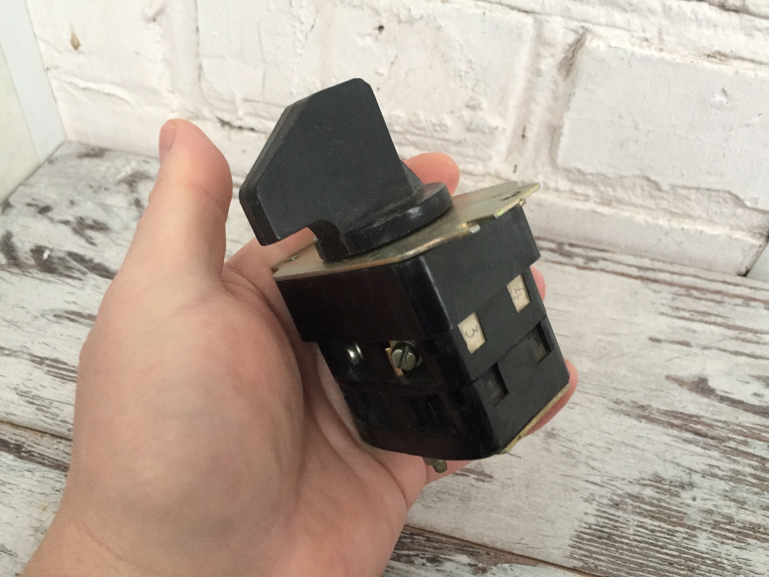 Old Industrial Rotary Switch PKU 3 10A 380V 220V Bakelite Etsy