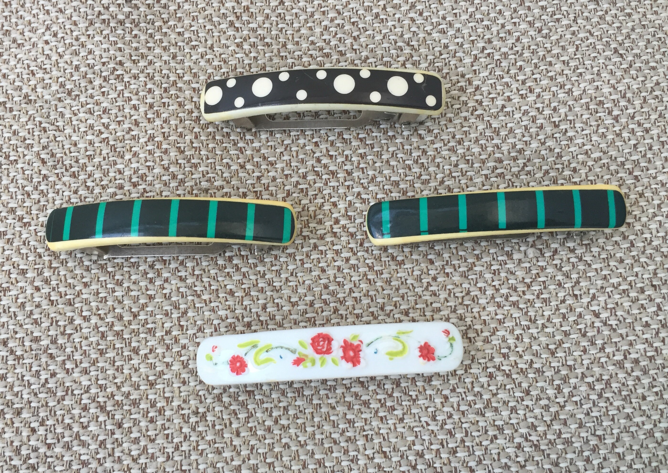 Collection of 4pcs. Decorative Hair Clips Vintage Comb Hair Etsy