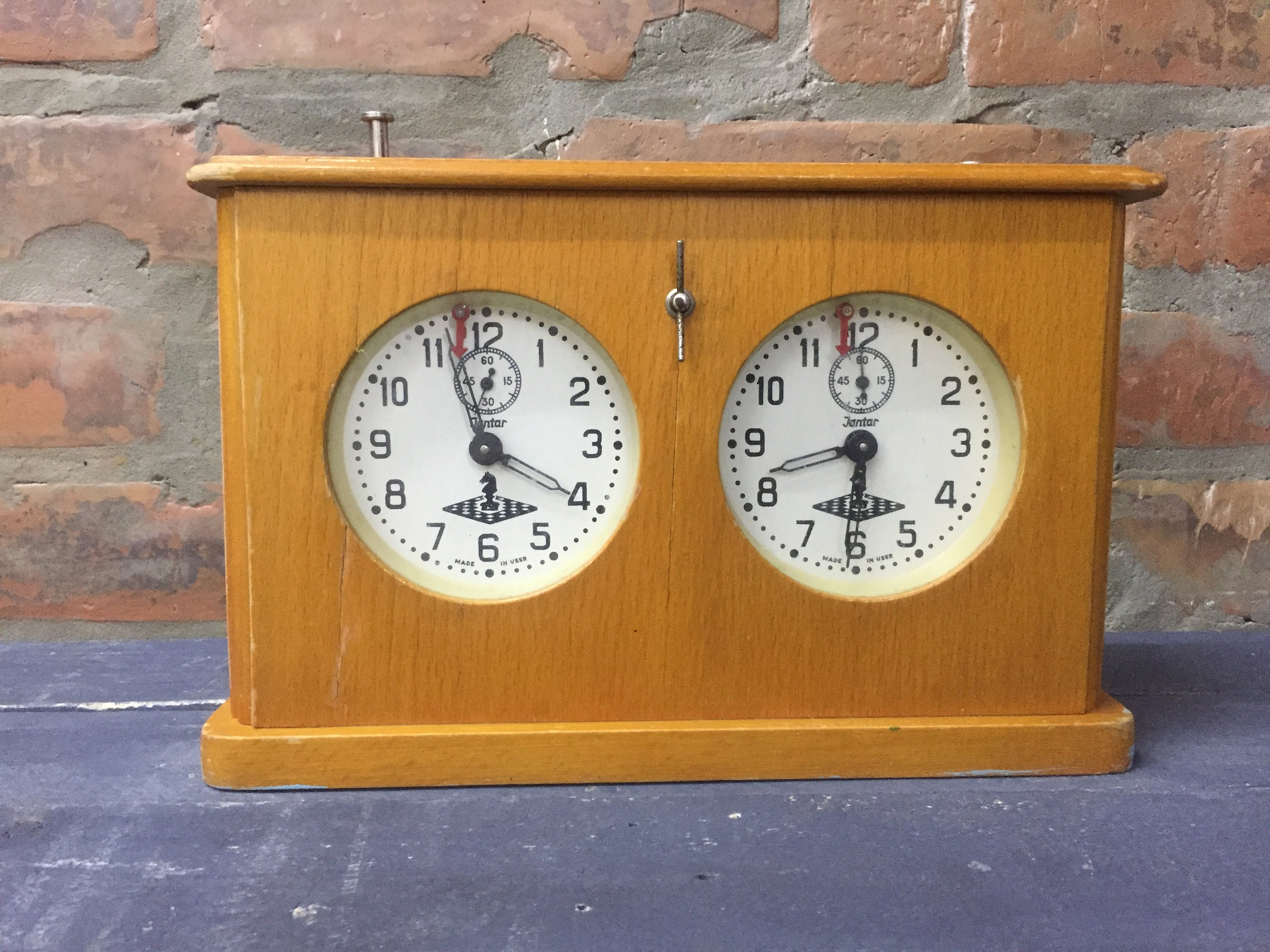 1950s Jantar vintage wooden chess clock chess Etsy