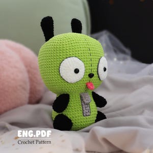 Gir- Invader Zim- Amigurumi/ Häkelanleitung-Englisch -PDF