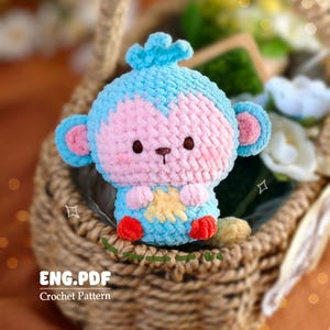 Boots the monkey - Amigurumi/ Crochet Pattern-English -PDF