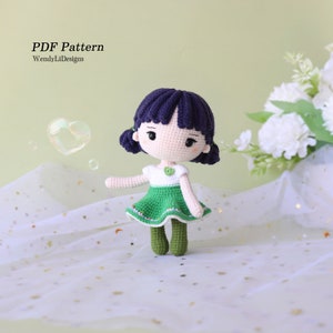 Buttercup - The Powerpuff Girls- Amigurumi/Crochet Pattern - English - PDF - 毛毛英文图解