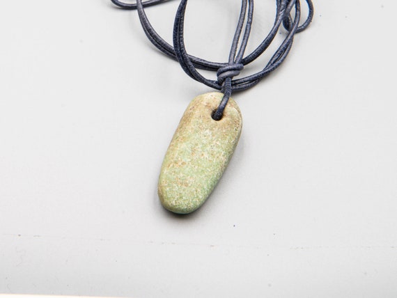 Ancient long stone pendant from Sahara Desert - M… - image 4
