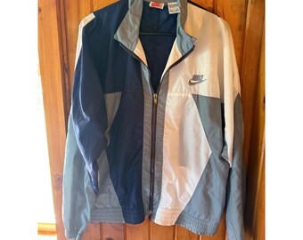 Nike Windbreaker Jacket Full Zip Vintage Tracksuit Y2K 00s