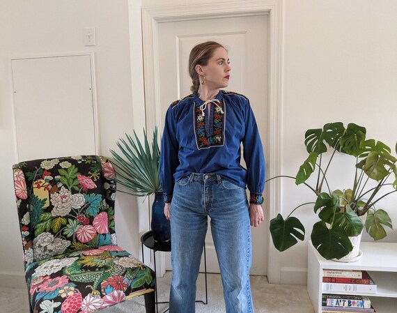 1970s Tracheten Austrian German blouse // Vintage