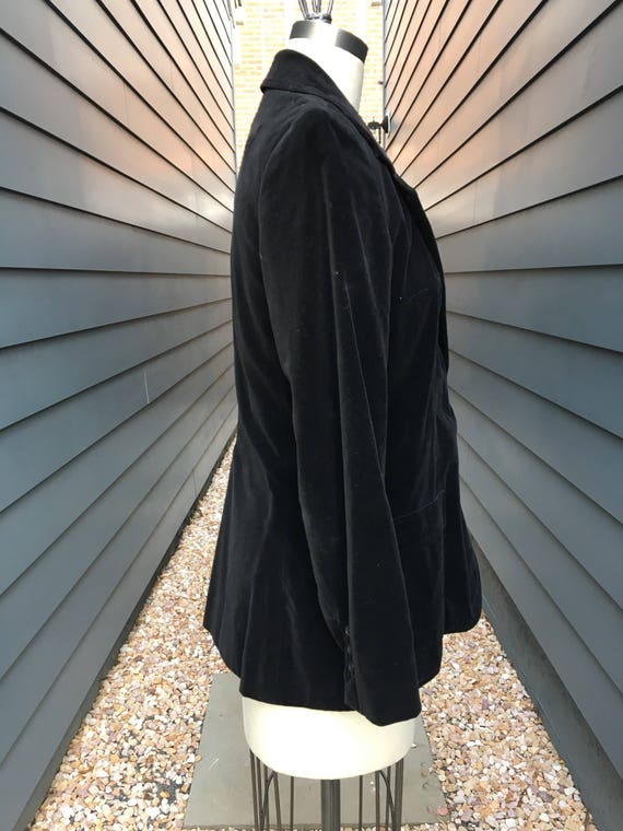 Vintage Velvet Jacket // Velvet Blazer Jacket // … - image 3