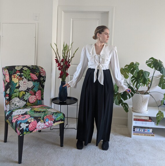 1980s Formal Jumpsuit // Jeffrey and Dara by Linda
