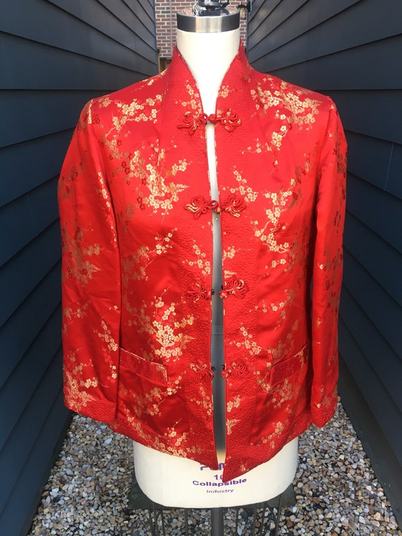 SALE Vintage Silk Chinese Jacket // Reversible Jac