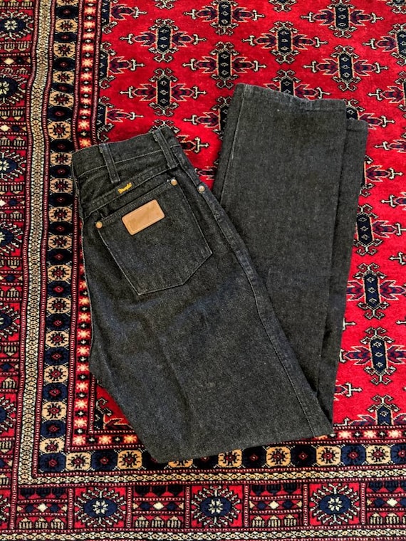 vintage black wrangler jeans