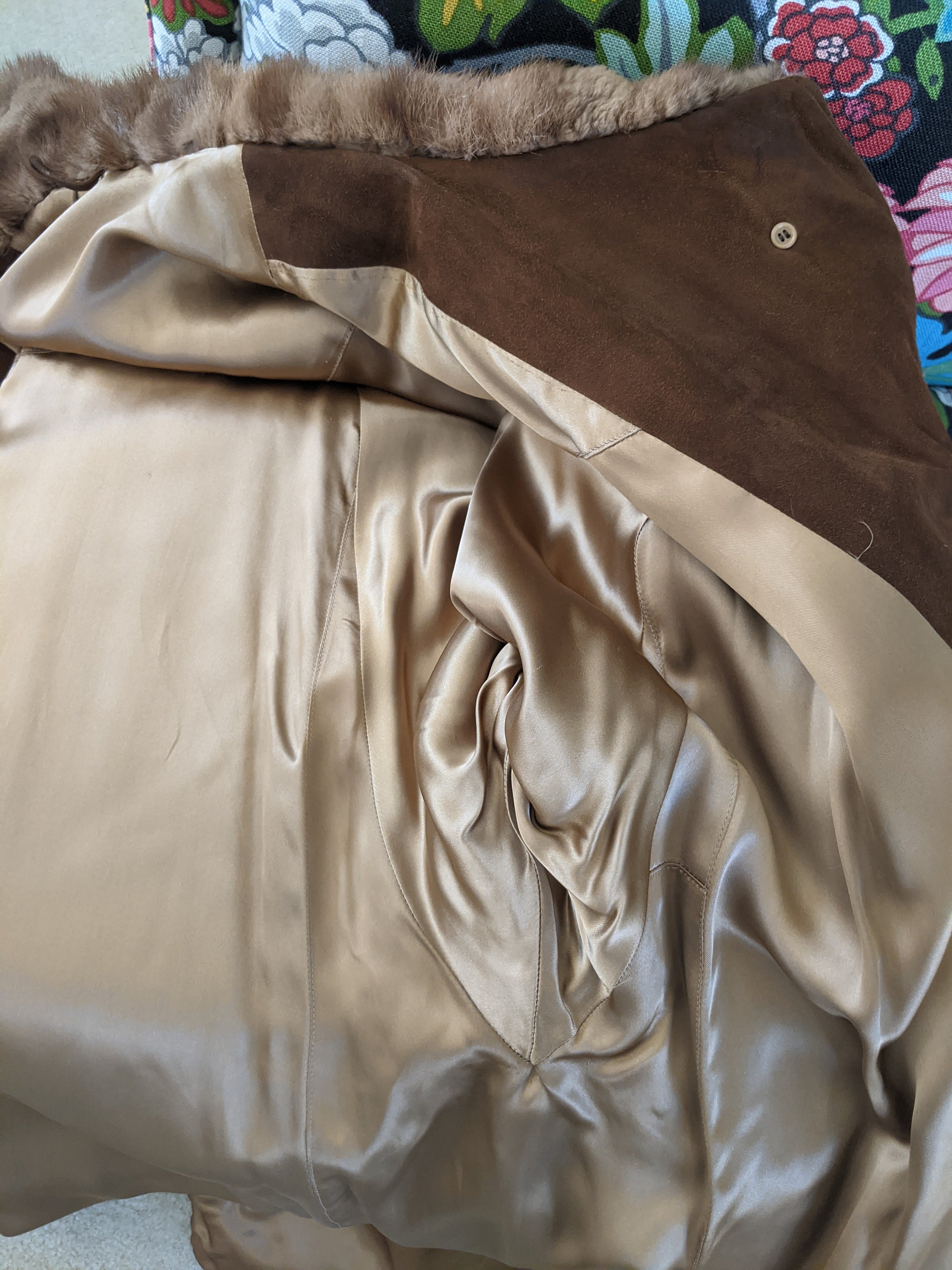 1980s German Mink Fur Coat // Genuine Fur Coat With Snake Skin Etsy