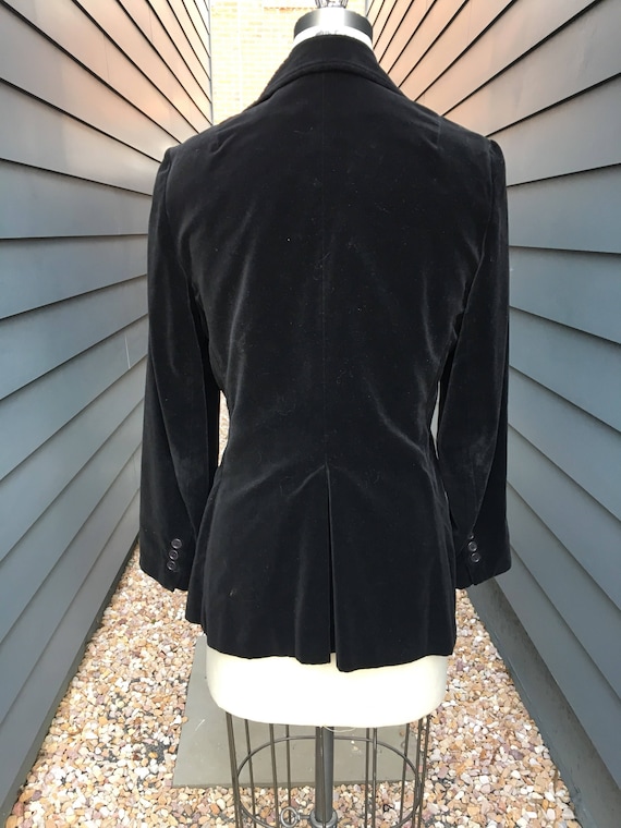 Vintage Velvet Jacket // Velvet Blazer Jacket // … - image 4