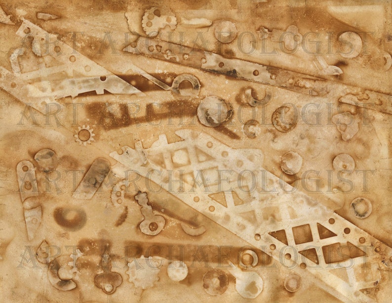Deep Rust Kit 1 Designer Paper. Kit Includes 8 - 8.5 X 11
