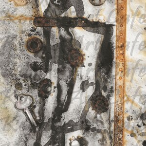 Rusted Grunge Digital Paper Kit 14 - 8.5 x 11" Pages. Instant Download 2 Zip Files JPEG FORMAT image 7