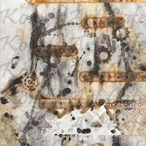 Rusted Grunge Digital Paper Kit 14 - 8.5 x 11" Pages. Instant Download 2 Zip Files JPEG FORMAT image 9