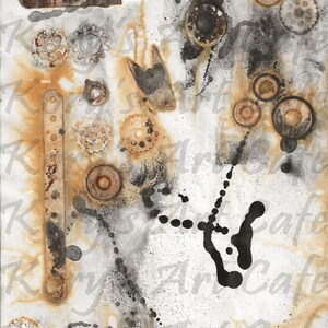 Rusted Grunge Digital Paper Kit 14 - 8.5 x 11" Pages. Instant Download 2 Zip Files JPEG FORMAT image 10
