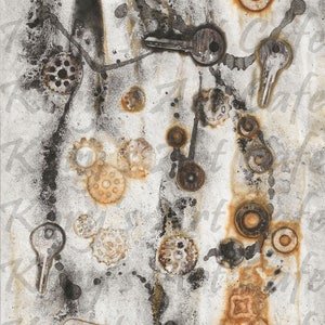 Rusted Grunge Digital Paper Kit 14 - 8.5 x 11" Pages. Instant Download 2 Zip Files JPEG FORMAT image 8
