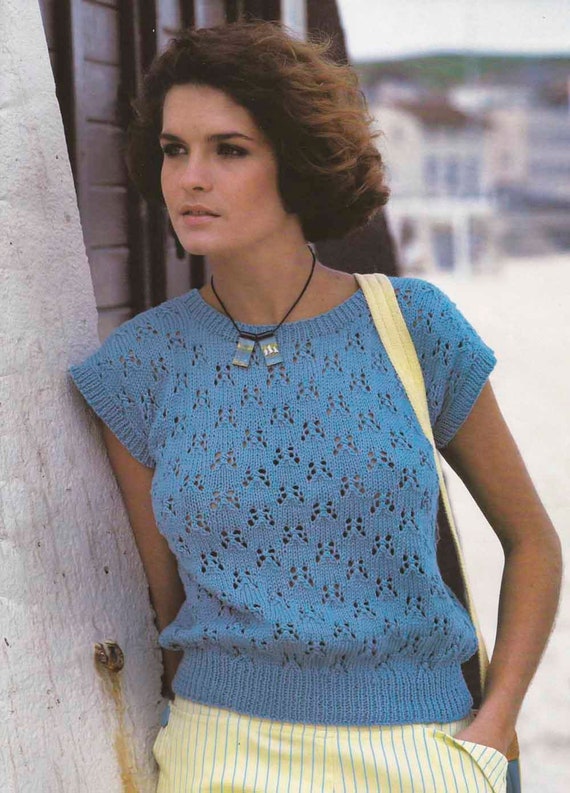 Vintage Strickanleitung, sofortiger digitaler Download pdf, Damen