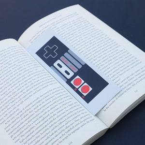NES Controller Bookmark - Classic Nintendo Controller - High Quality Bookmark - Double Sided