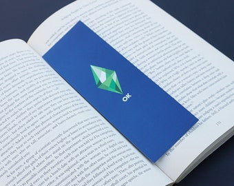 Sims Bookmark "OK" - High Quality Bookmark - Double Sided