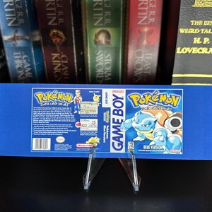 Pokemon Blue Bookmark - Classic Game Covers English / Japanese - High Quality Bookmark - Double Sided - Etsy Pokemon Blue Bookmark - Classic Game Covers English / Japanese - High Quality Bookmark - Double Sided - Etsy