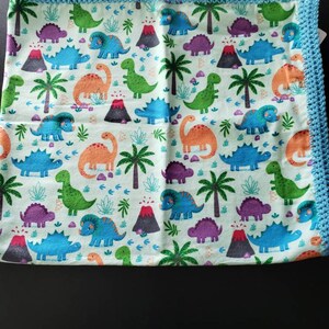 Dino Baby blanket/ dinosaur baby blanket/ animal blanket