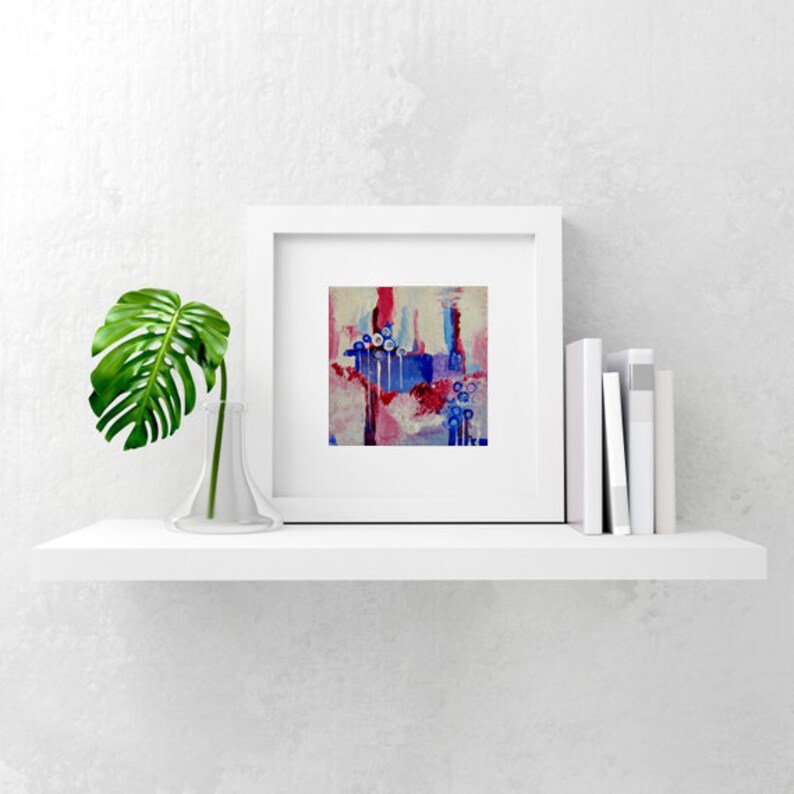 Abstract painting small wall art canvas painting originates Etsy