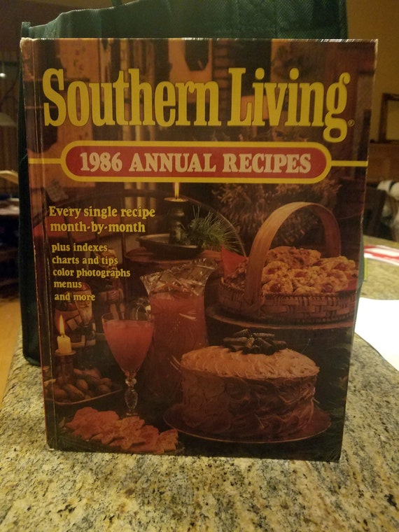 Southern Living 1986 Annual Recipes Cookbook | Etsy