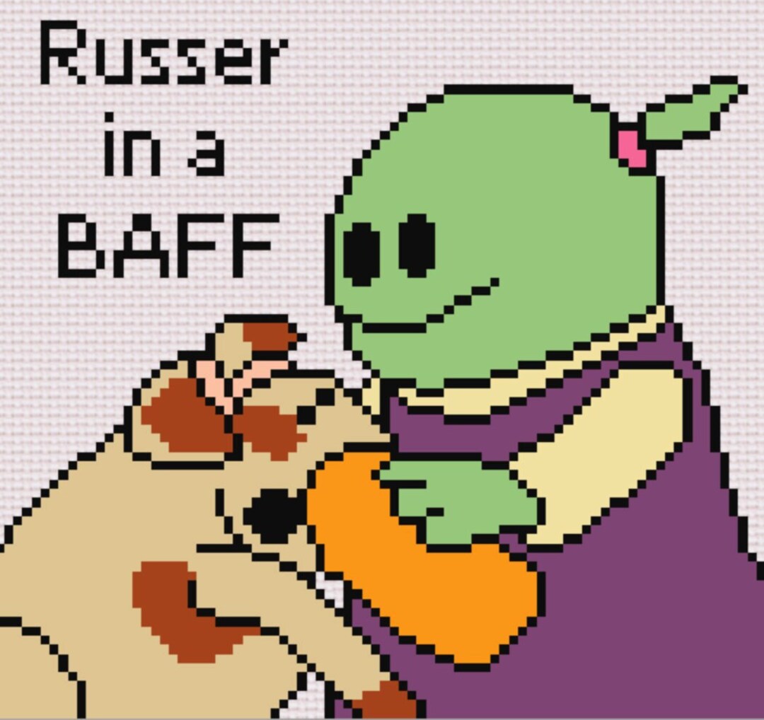 Russer Russer in a BAFF Cross Stitch PDF Pattern - Etsy