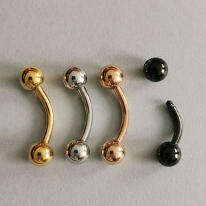 SURGICAL STEEL •  14g Simple Belly Ring