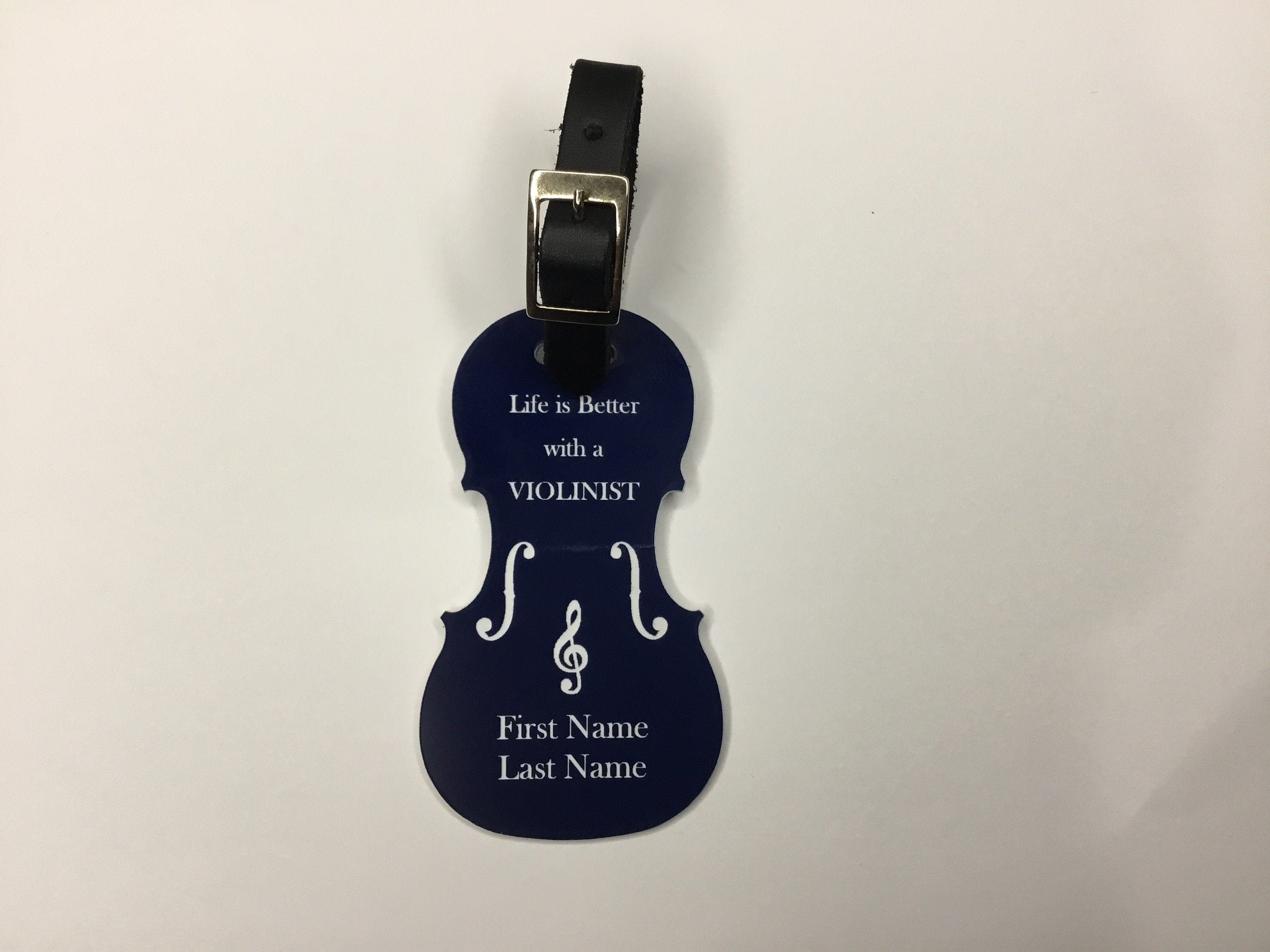 Instrument Case Tag Personalized Violin Etsy