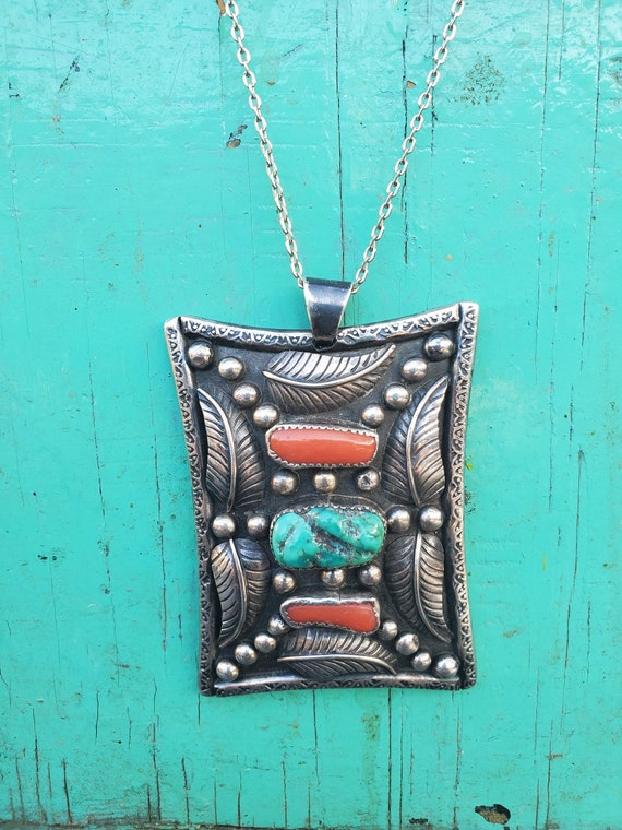 Native American Belt Buckle Necklace