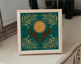 Praising Sun Print