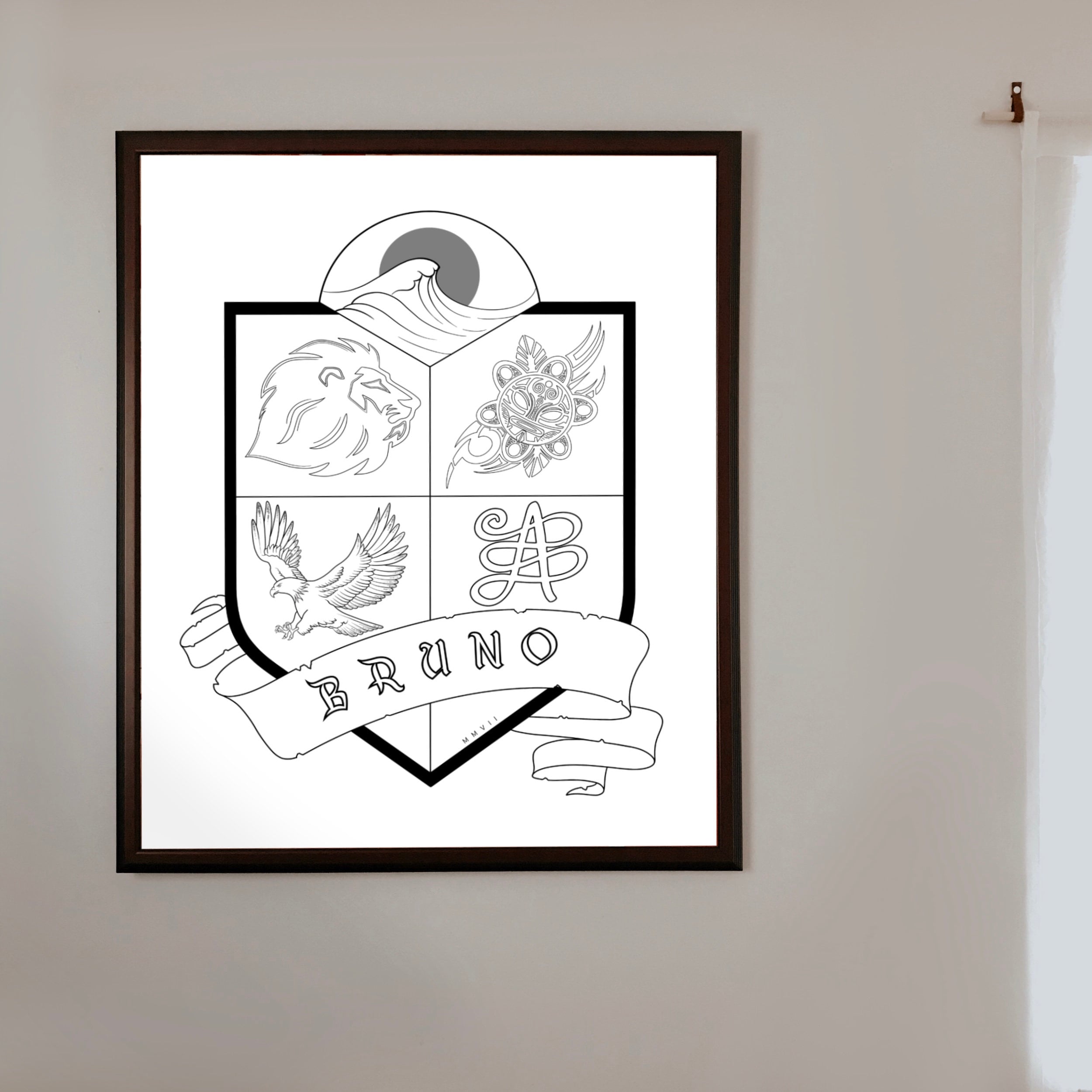 Modern Family Crest | Etsy