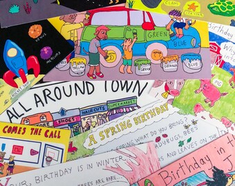 Complete Set of 12 Birthday Cards