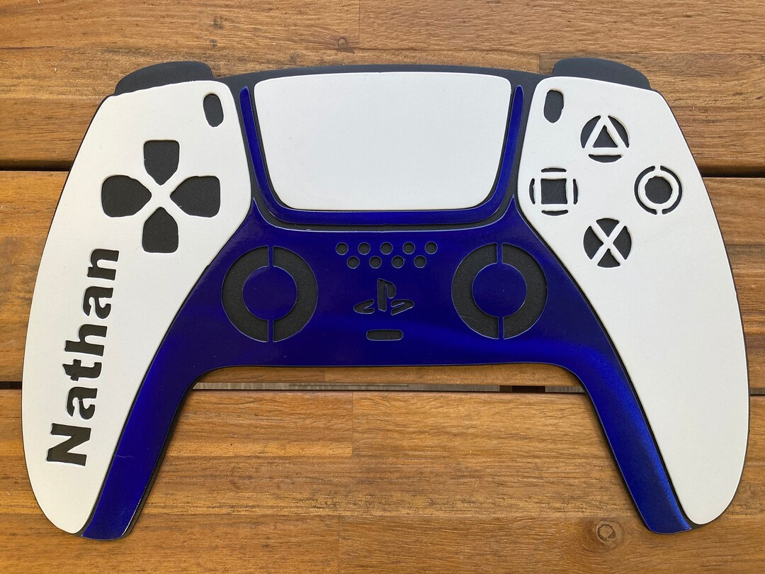 Six Piece Powder Coated Steel Playstation 5 Controller Wall Art 
