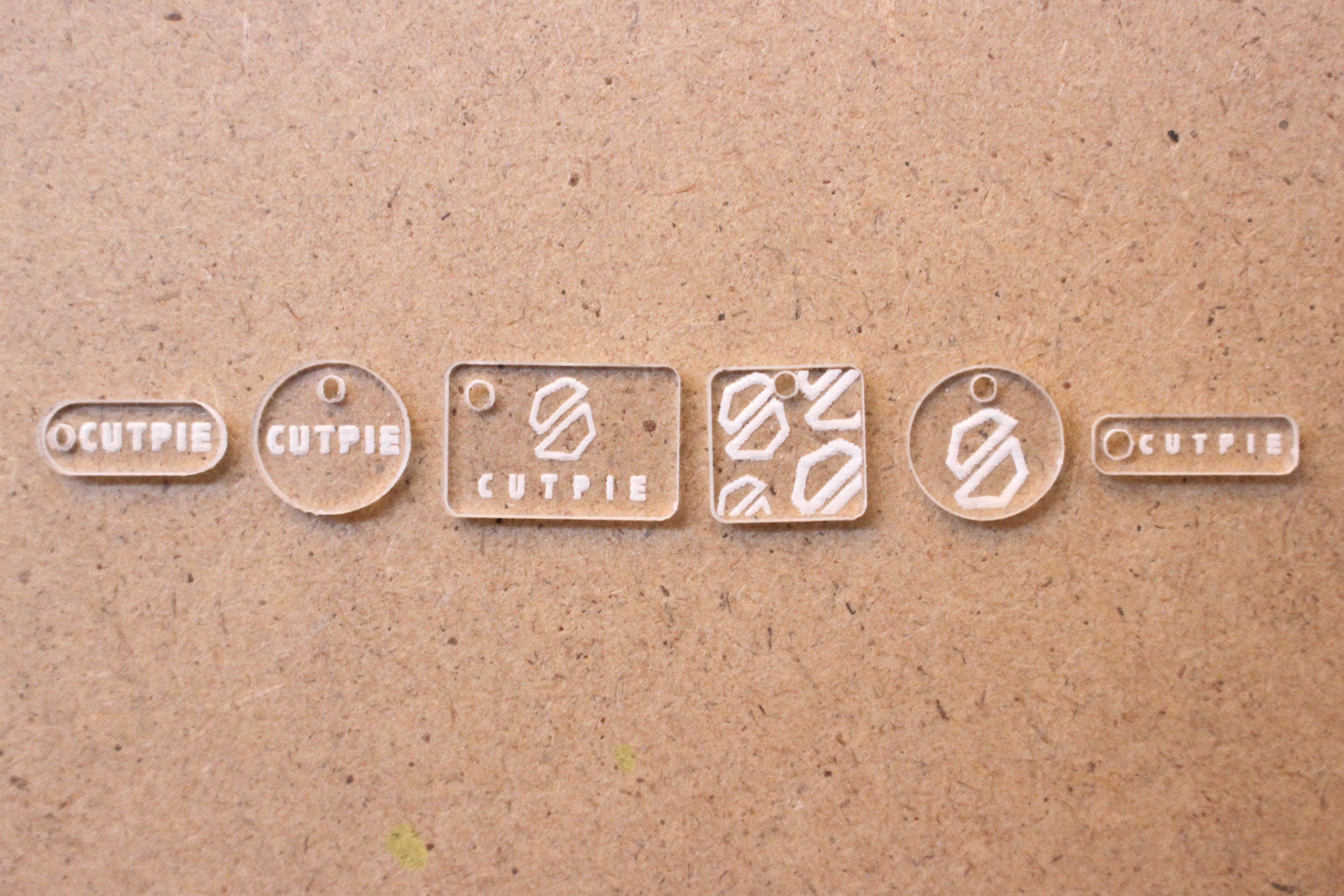 100 Custom Jewelry Acrylic Tags Engraved logo tag Etsy