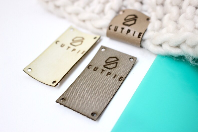 Personalized fold over labels for handmade items in best Etsy