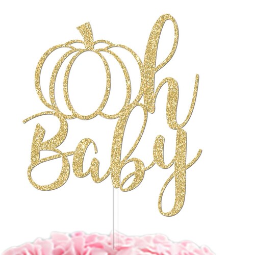 Sweet Little Pumpkin Cake Topper Baby Shower Cake Topper Etsy