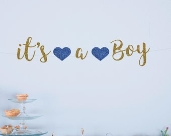 Its A Boy Banner Etsy Its A Boy Banner Etsy