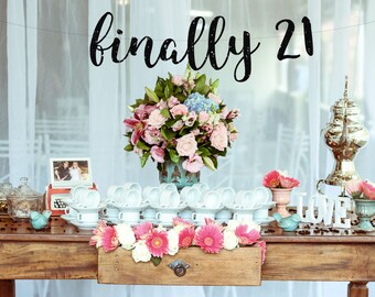 21st birthday decorations for