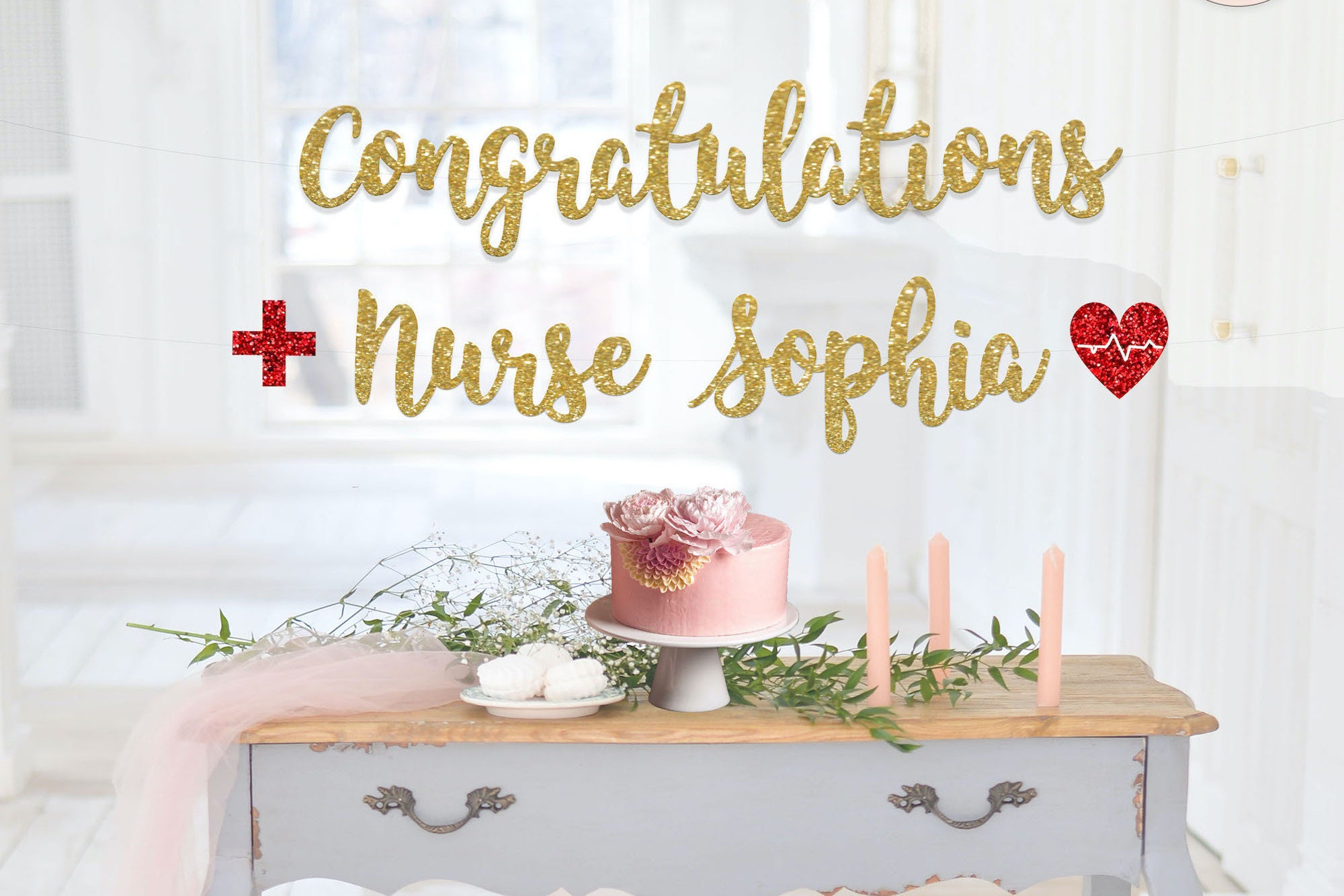 Nurse banner, nurse graduation party decorations, nurse grad banner, …