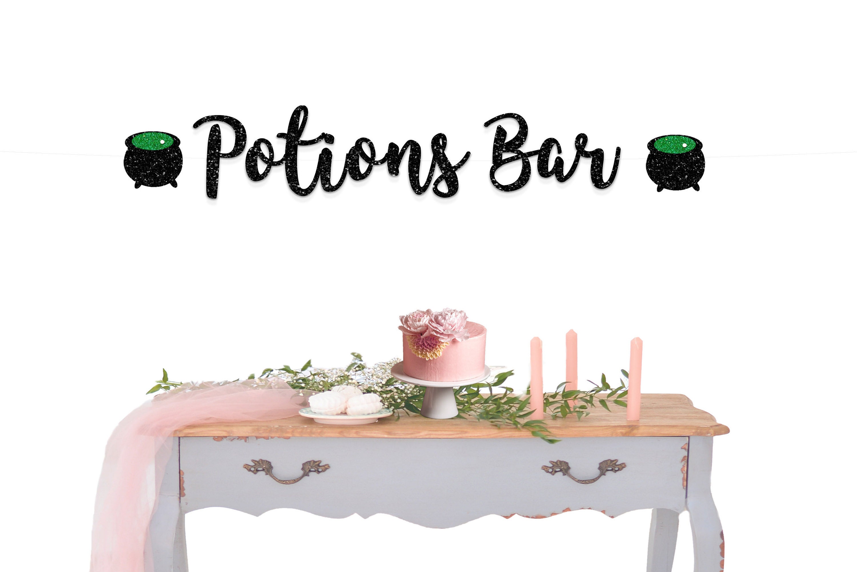 Potions Bar Banner Potion Bar Halloween Party Banner | Etsy