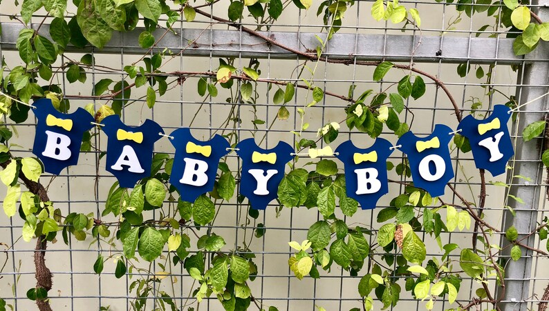 Baby Boy Banner Boy Baby Shower Decor Baby Shower Banner Baby Shower Decor Baby Boy Boy Birthday Decor