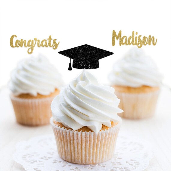 Party & Gifting Graduation Cupcake Toppers Cupcake Toppers