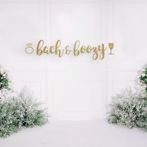 Bach and Boozy Banner Bachelorette Banner Bachelorette Party - Etsy